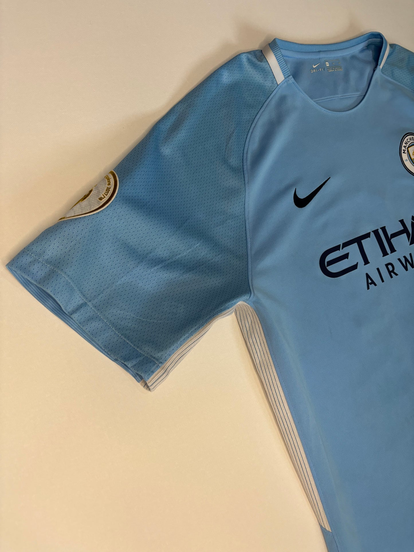 Manchester City Home Shirt 2017/18 (XL) Champions 18