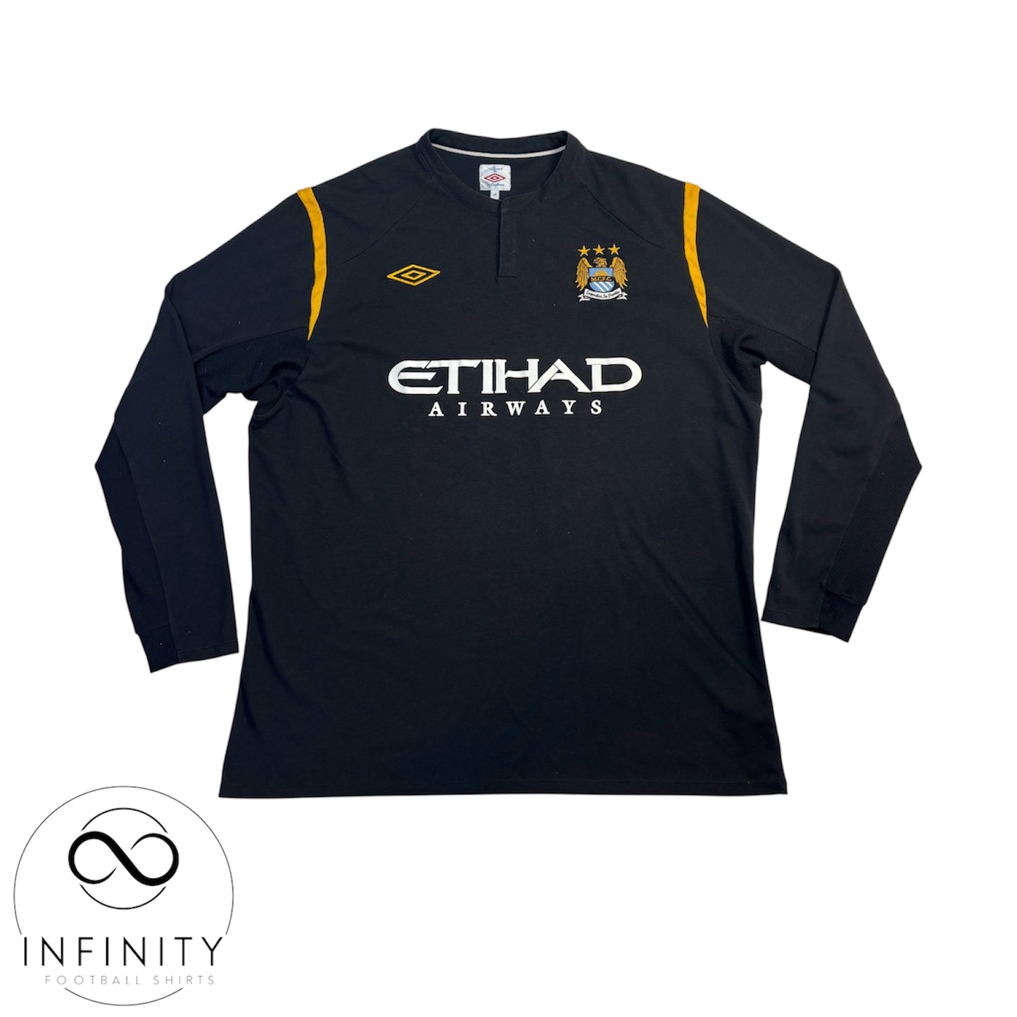 Manchester City Away Shirt 2009/10 LS (XL) Adebayor 25