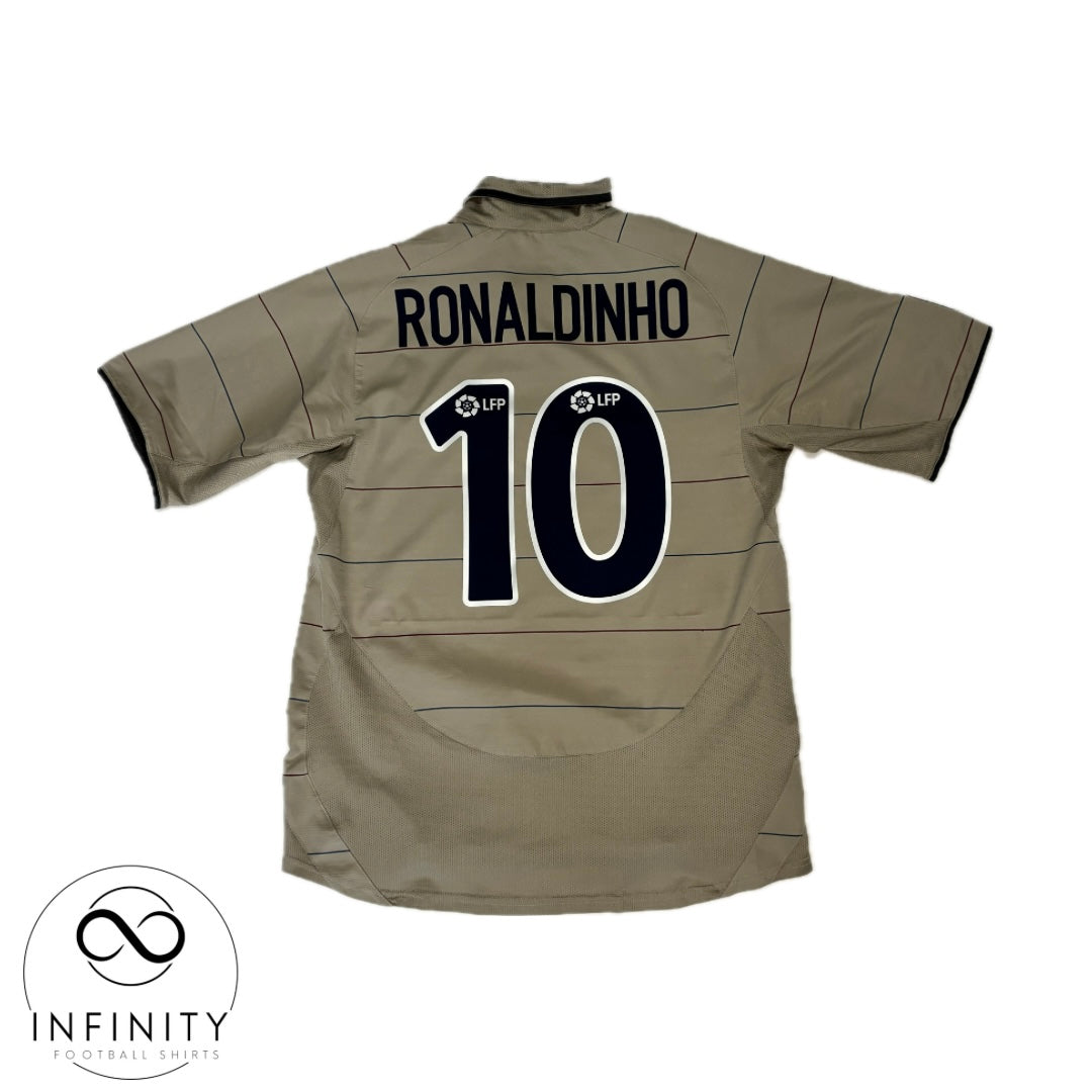 Barcelona Away Shirt 2003/04 (M) Ronaldinho 10