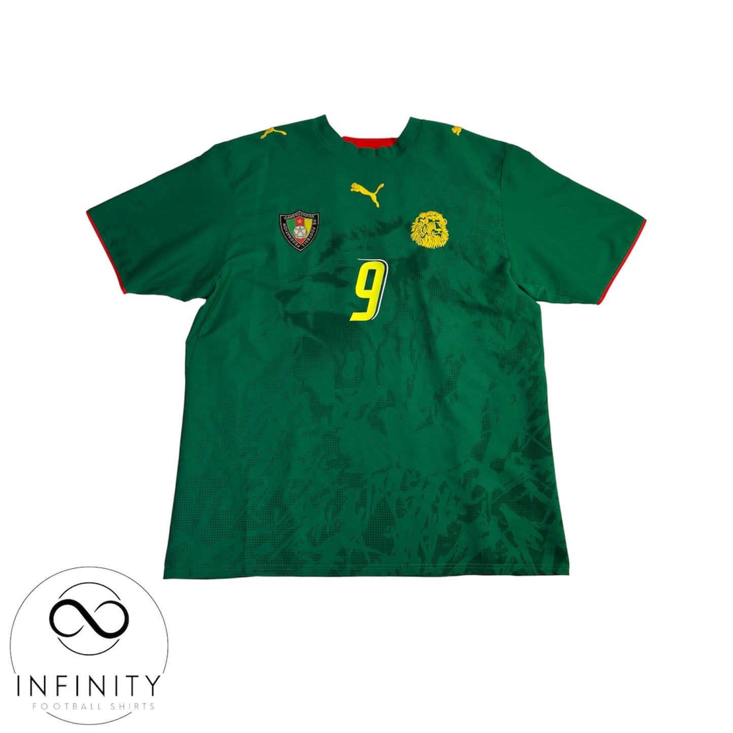 Cameroon Home Shirt 2006/08 (L) Eto’o 9
