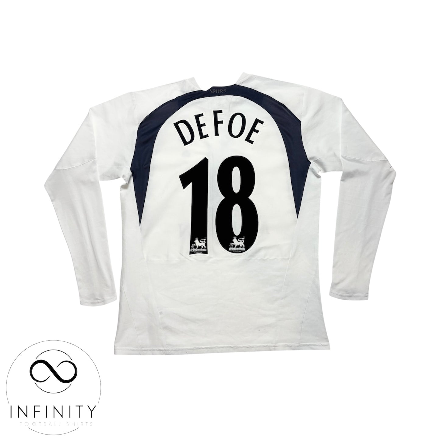 Tottenham Hotspur Home Shirt LS 2006/07 (S) Defoe 18