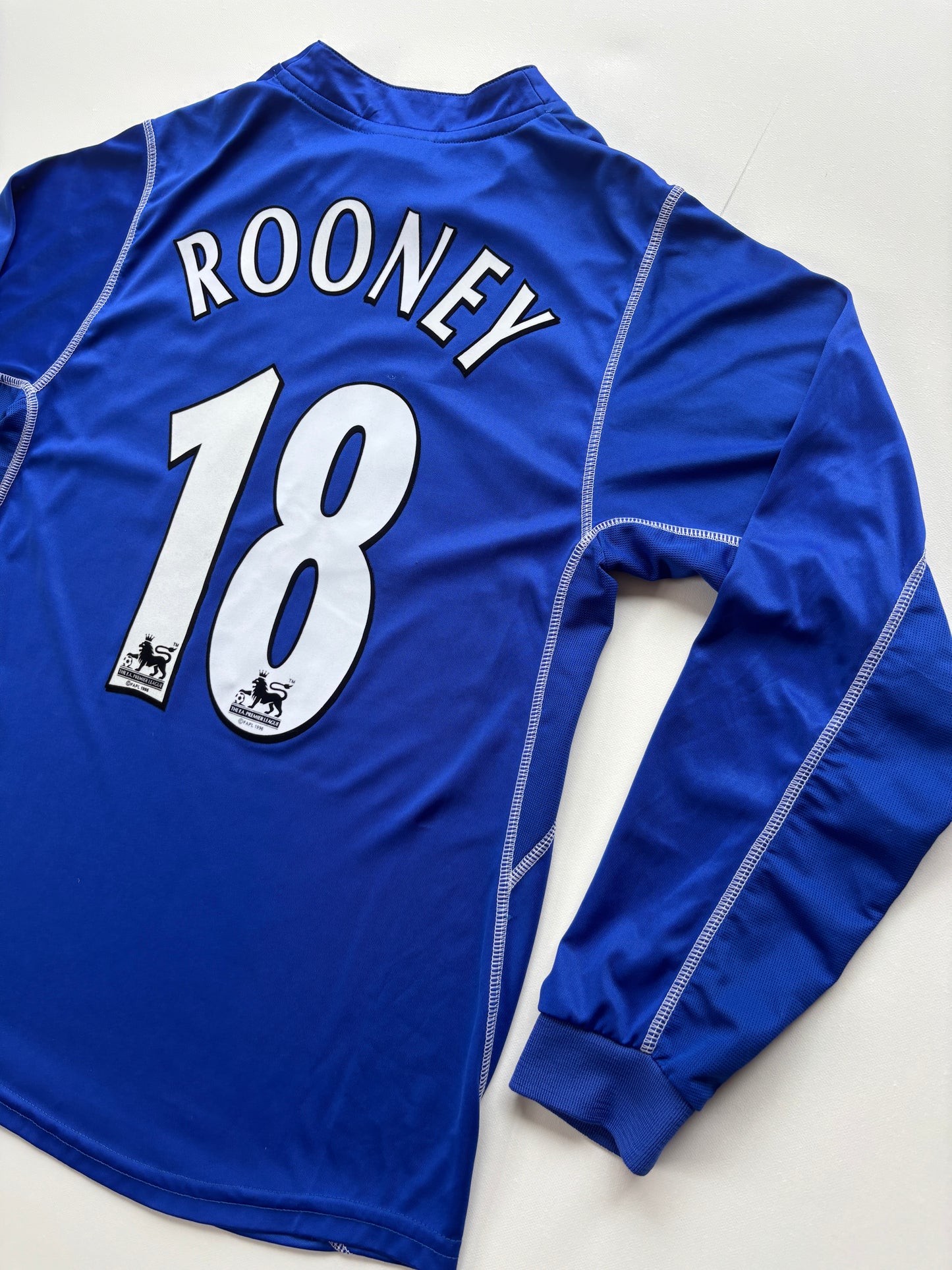 Everton Home Shirt LS 2002/03 (M) Rooney 18