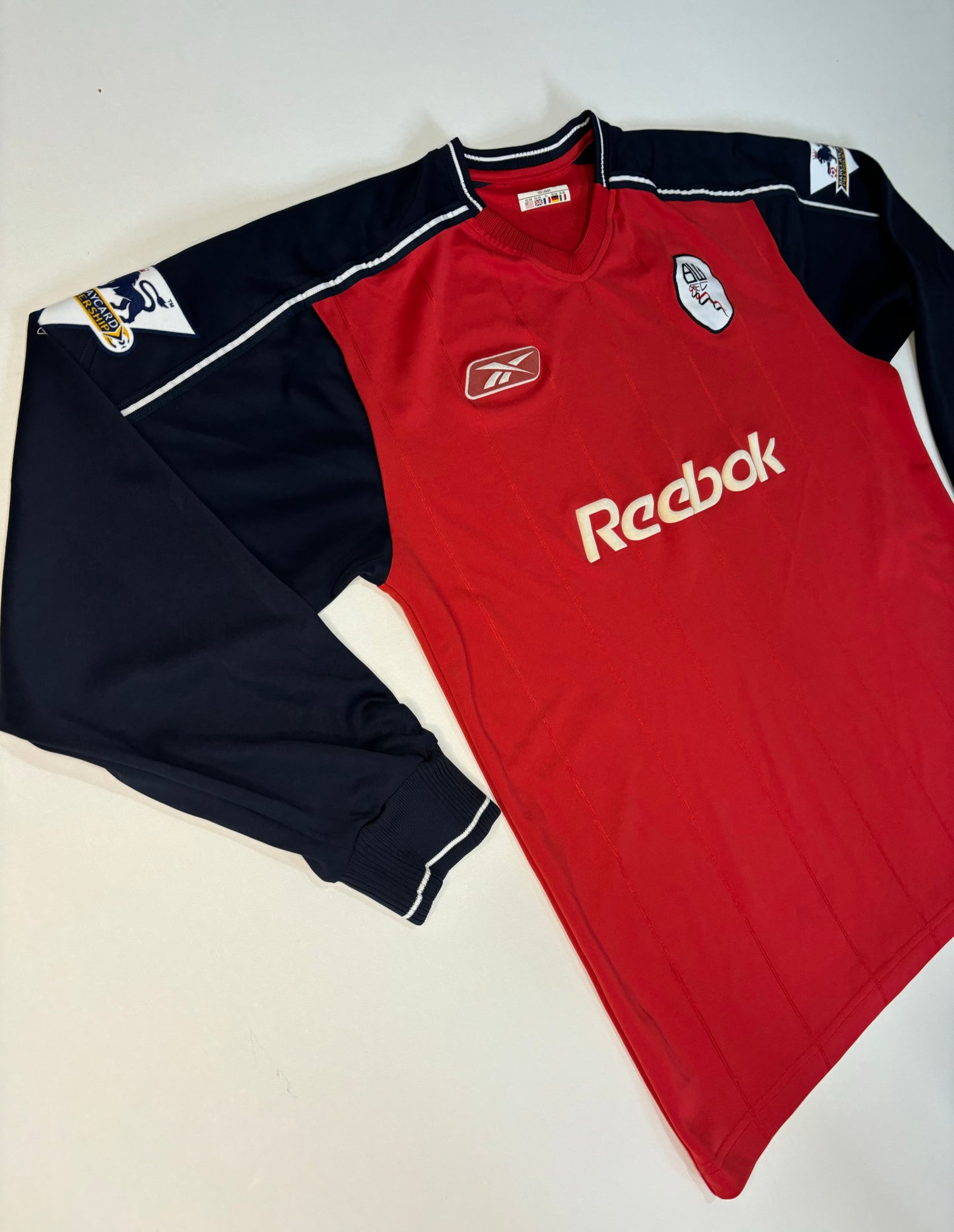 Bolton Wanderers Away Shirt 2003/04 LS (L) Okocha 10