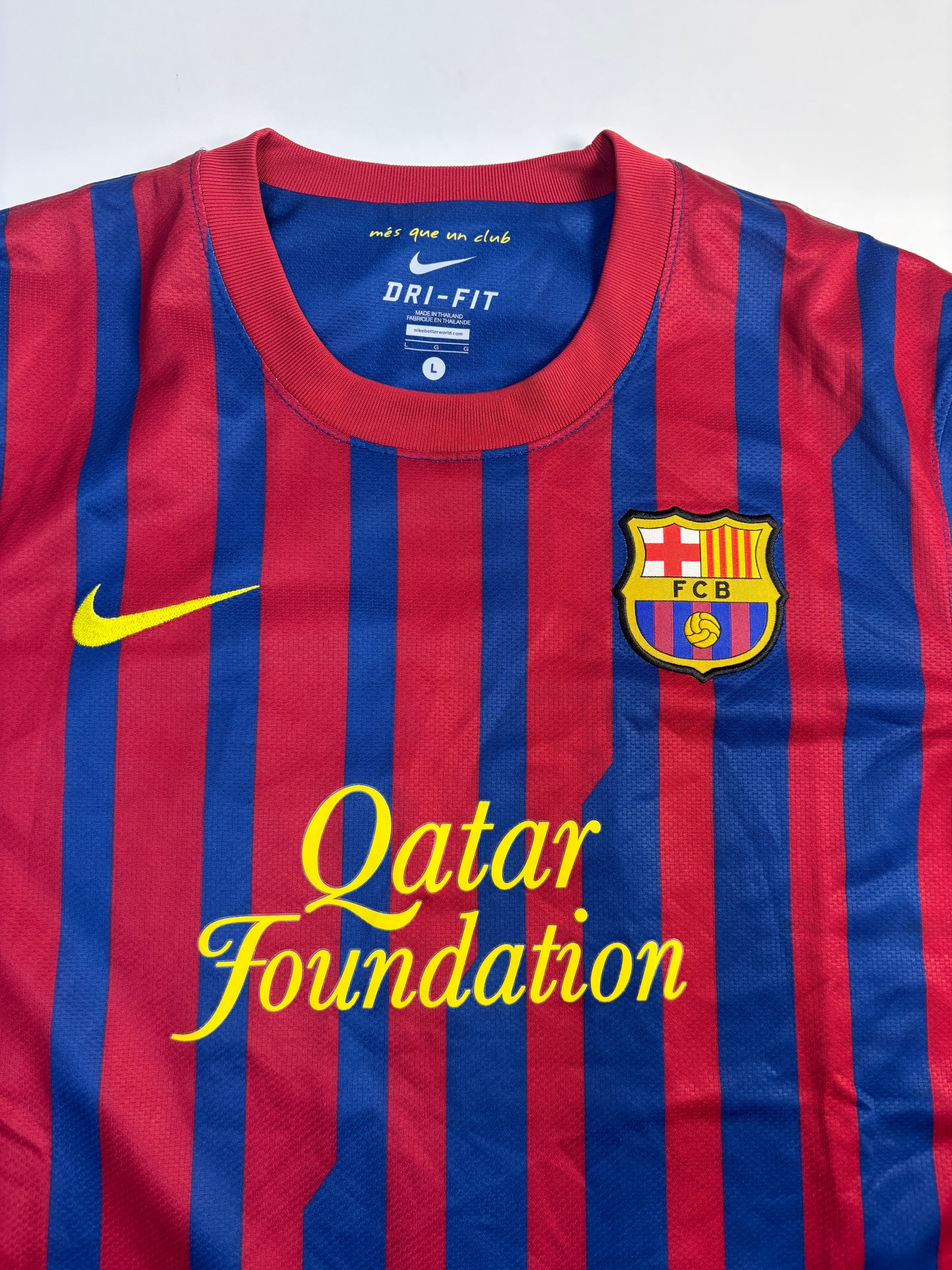 Barcelona Home Shirt 2011/12 LS (L) Messi 10