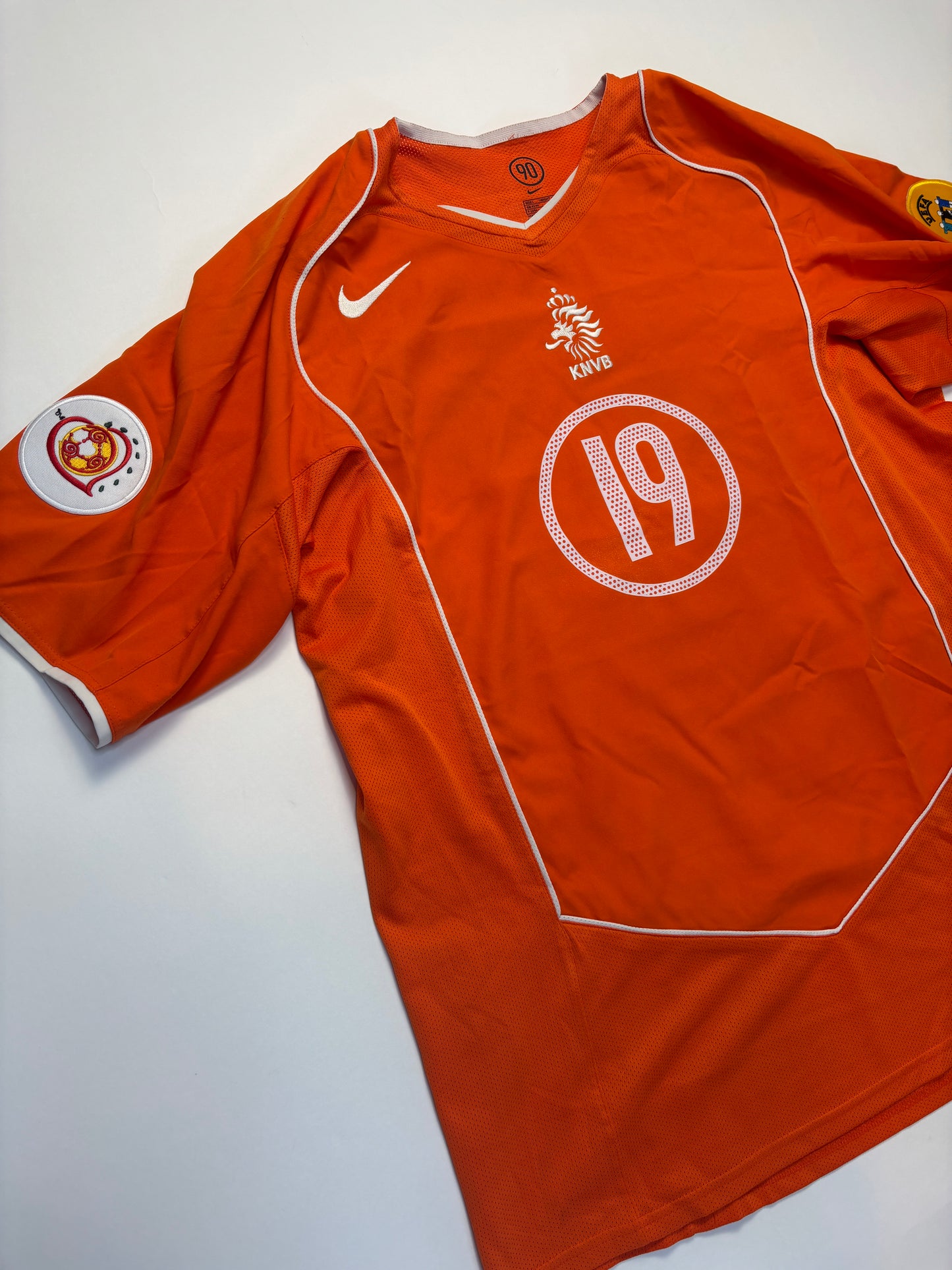 Netherlands Home Shirt 2004/06 (L) Robben 19