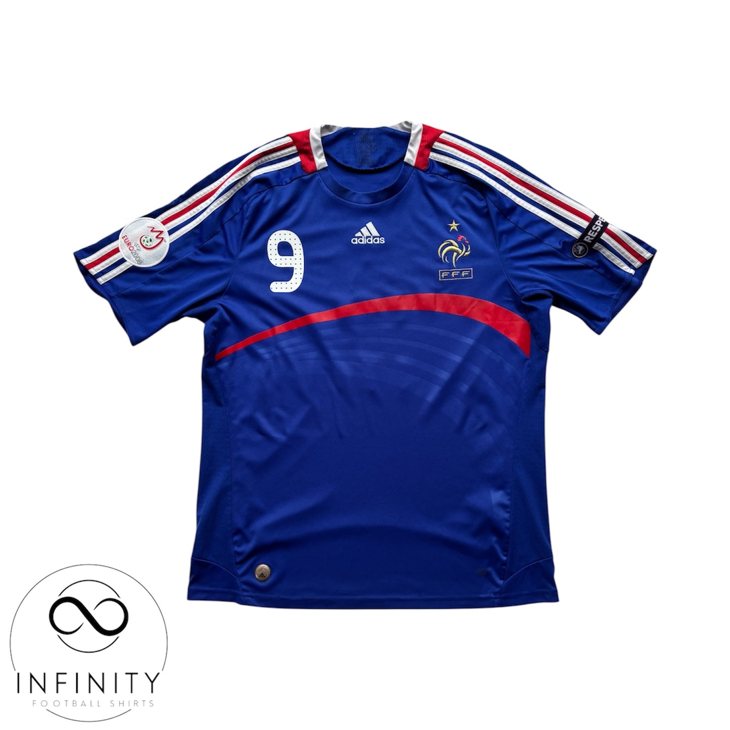 France Home Shirt 2007/08 (L) Benzema 9