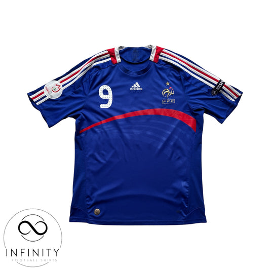 France Home Shirt 2007/08 (L) Benzema 9