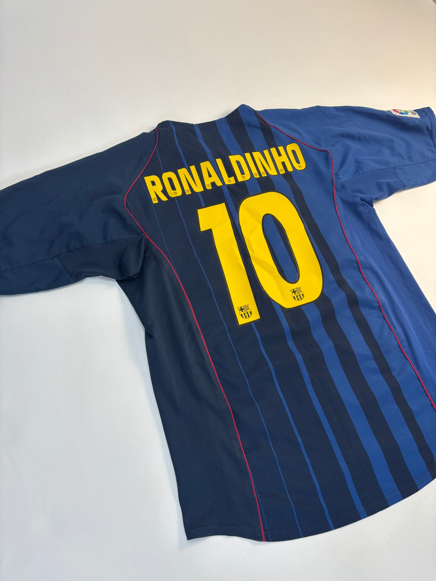 Barcelona Away Shirt 2004/05 (M) Ronaldinho