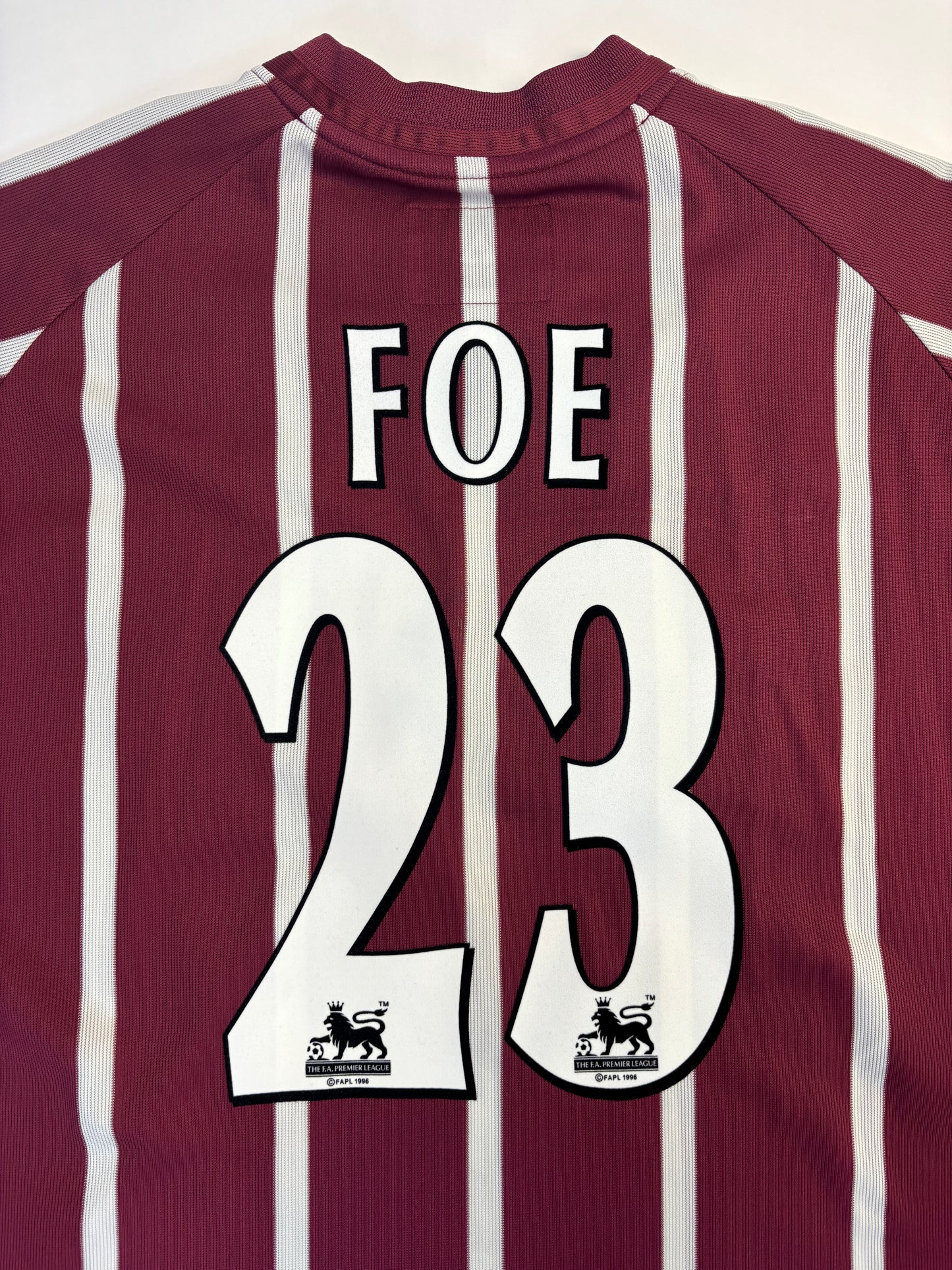 Manchester City Third Shirt 2002/03 (L) Foe 23