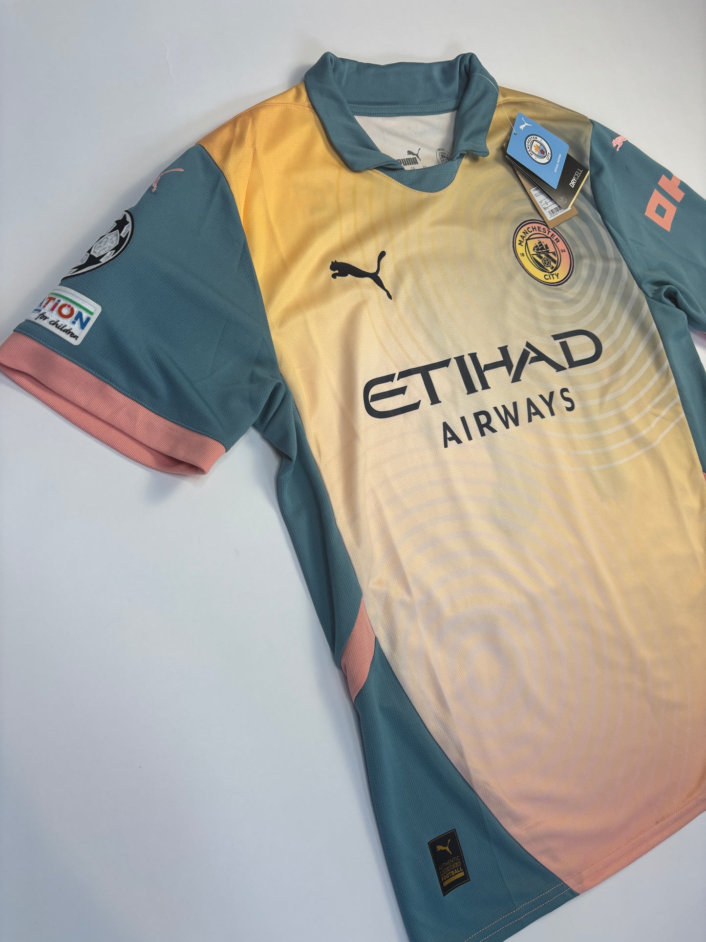 Manchester City Fourth Shirt 2024/25 BNWT (M) De Bruyne 17