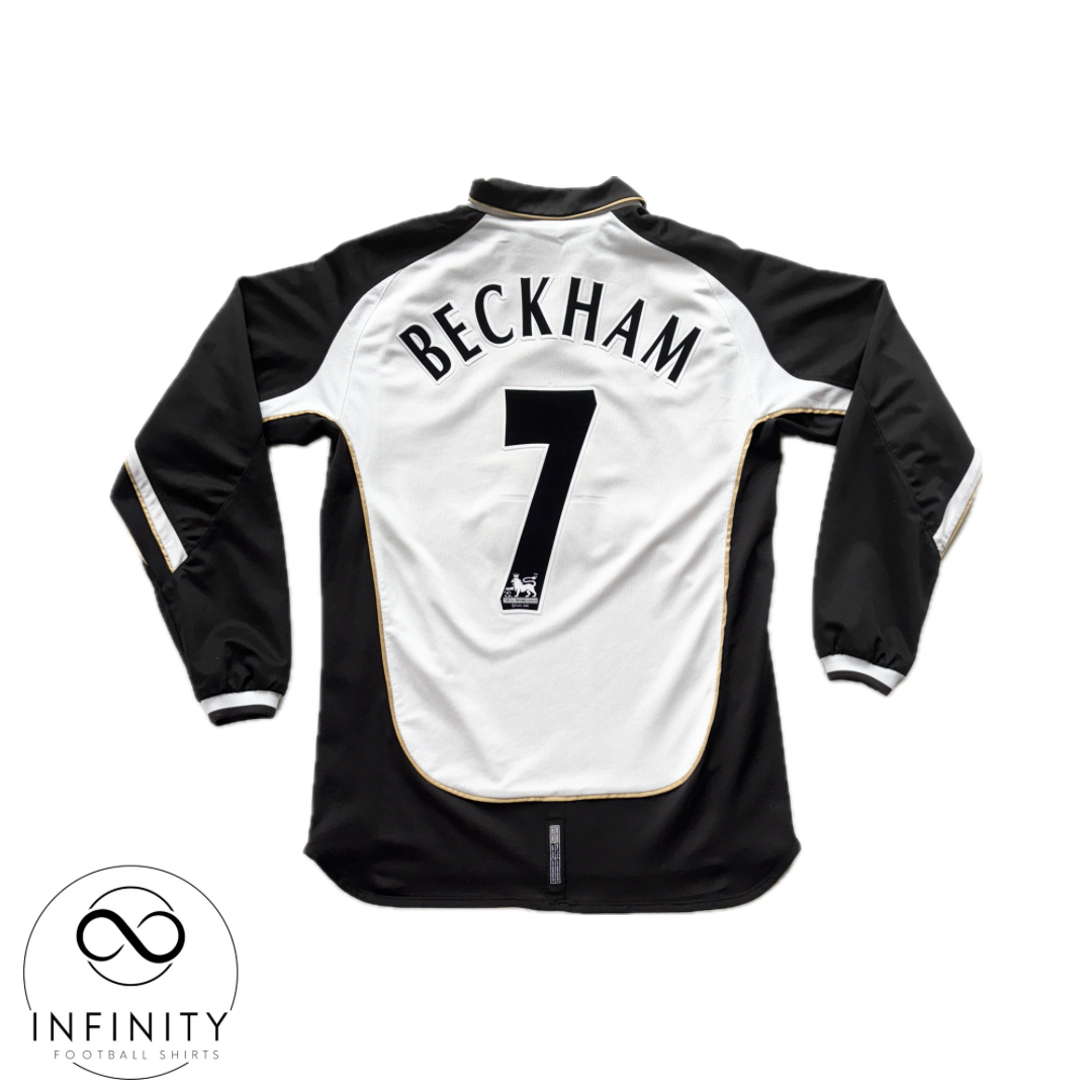 Manchester United Centenary Reversible Away Shirt LS 2001/02 (M) Beckham 7
