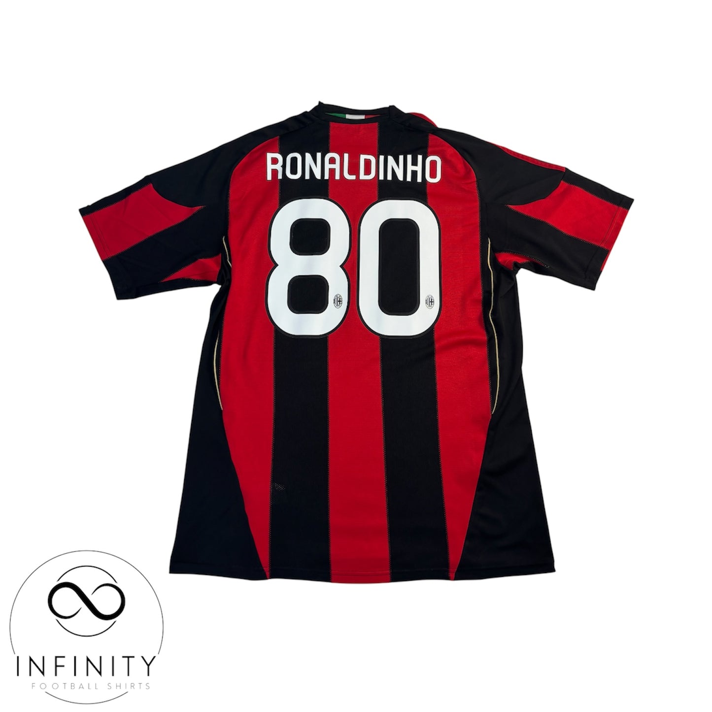 AC Milan Home Shirt 2010/11 (L) Ronaldinho 80