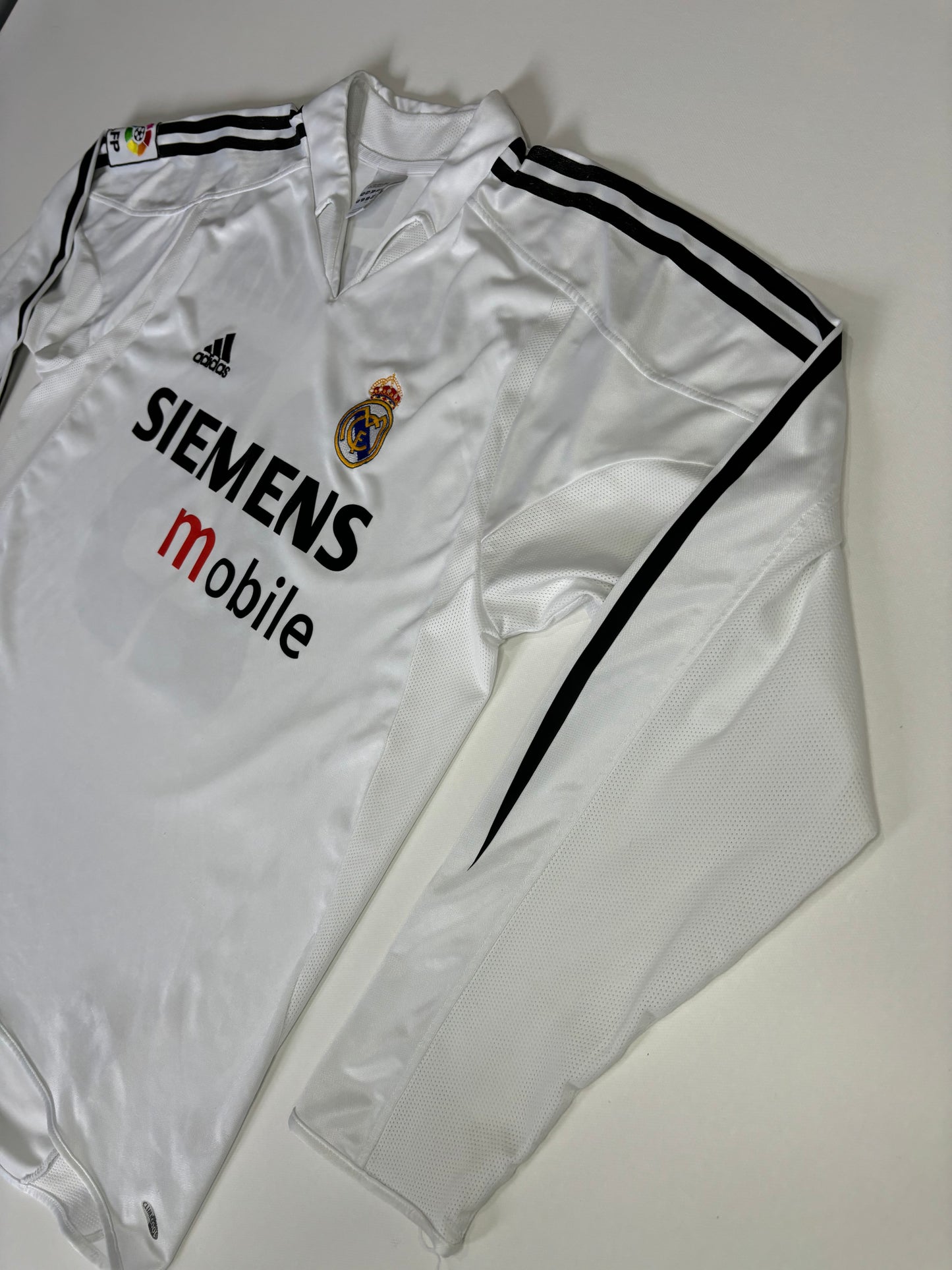 Real Madrid Home Shirt LS 2004/05 (L) Beckham 23