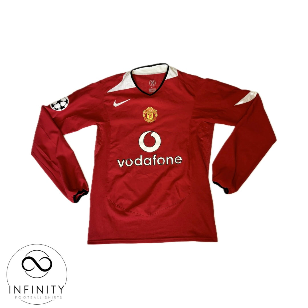 Manchester United Home Shirt LS 2004/06 (S) Rooney 8