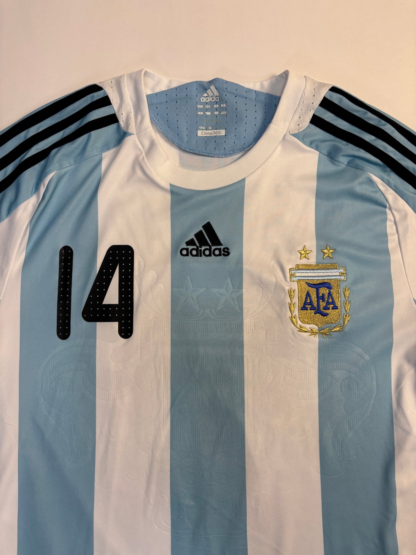 Argentina Home Shirt 2008/09 (L) Mascherano 14