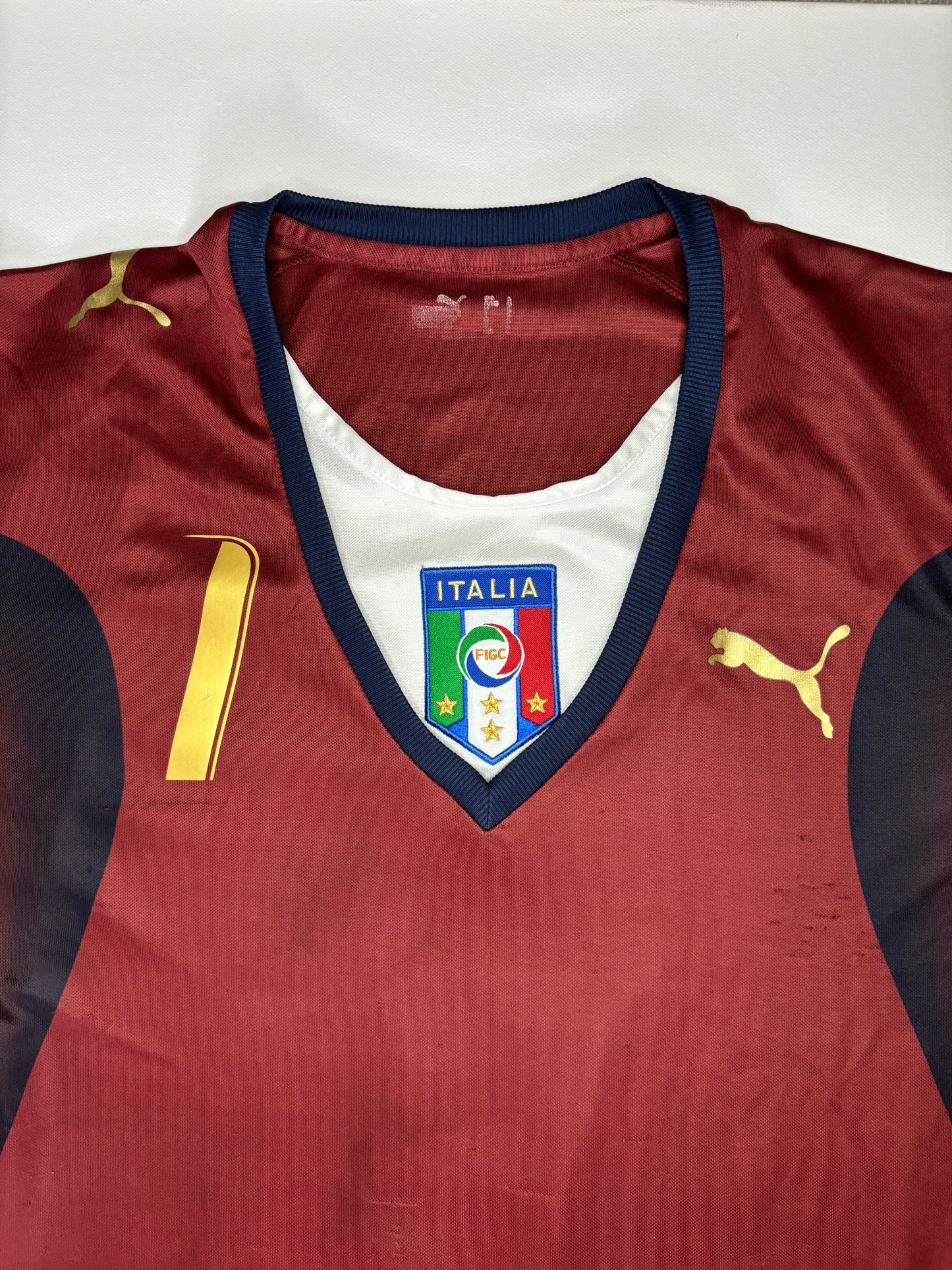 Italy Away Goalkeeper Shirt 2006 (L) Buffon 1