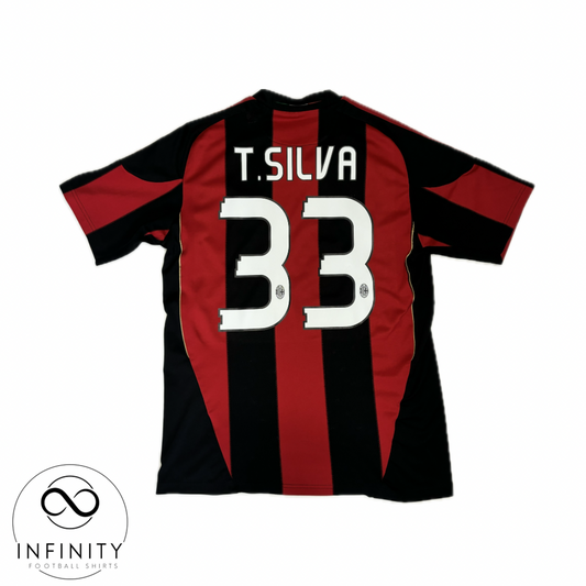 AC Milan Home Shirt 2010/11 (M) T.Silva 33