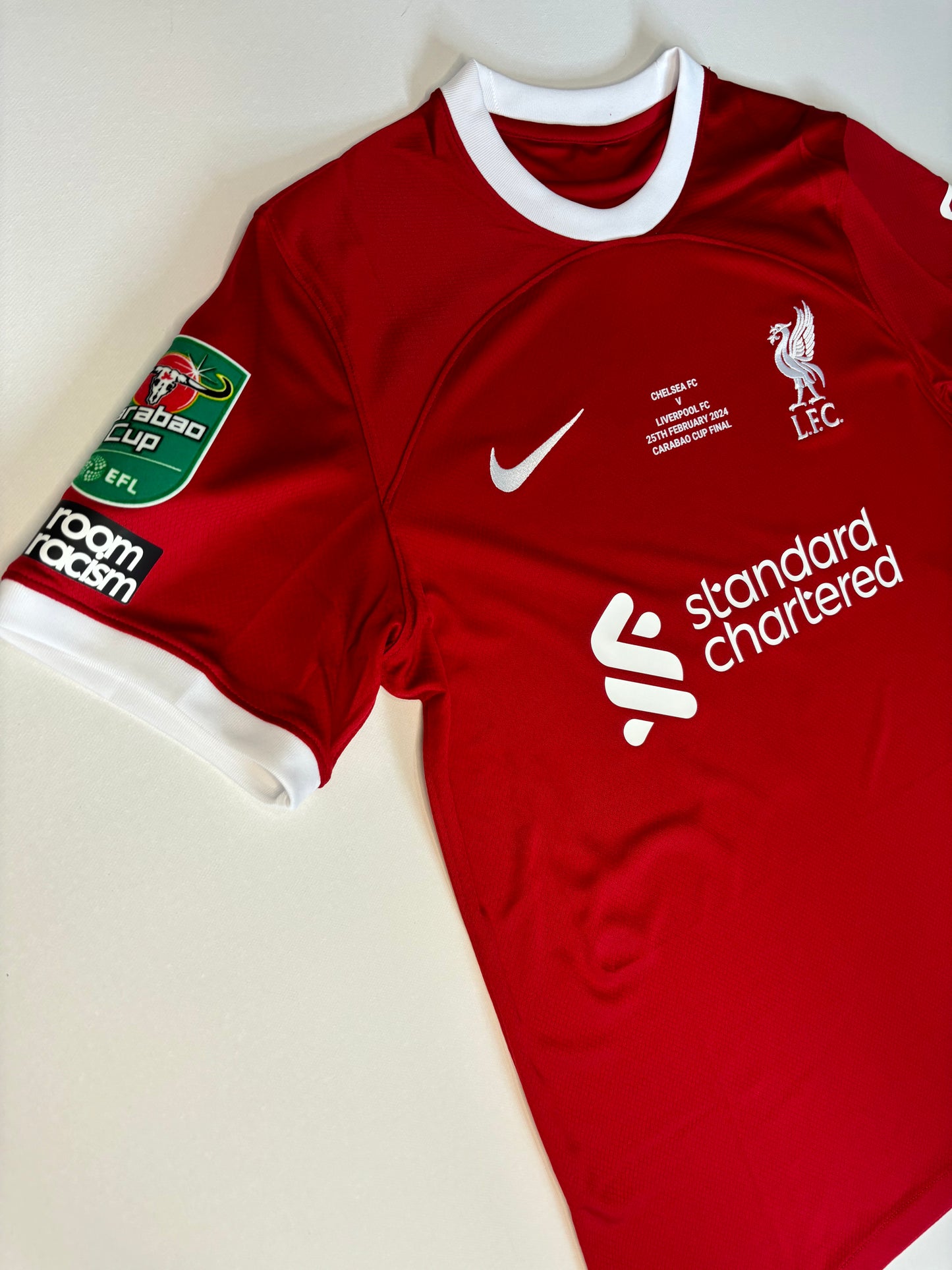 Liverpool Home Shirt 2023/24 (M) Virgil 4 BNWT