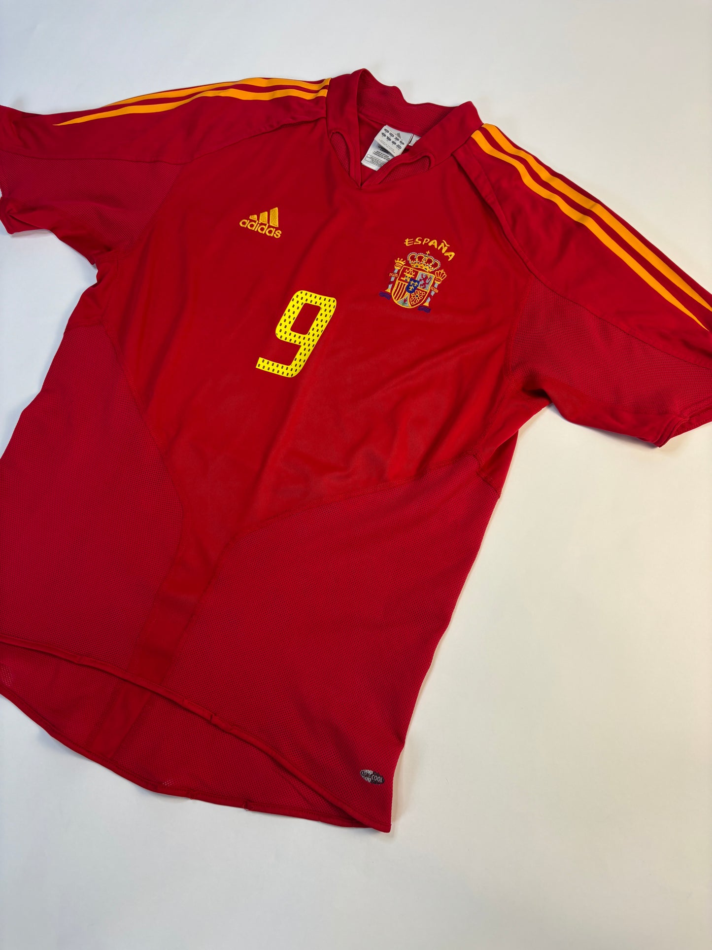 Spain Home Shirt 2004/06 (M) F.Torres 9