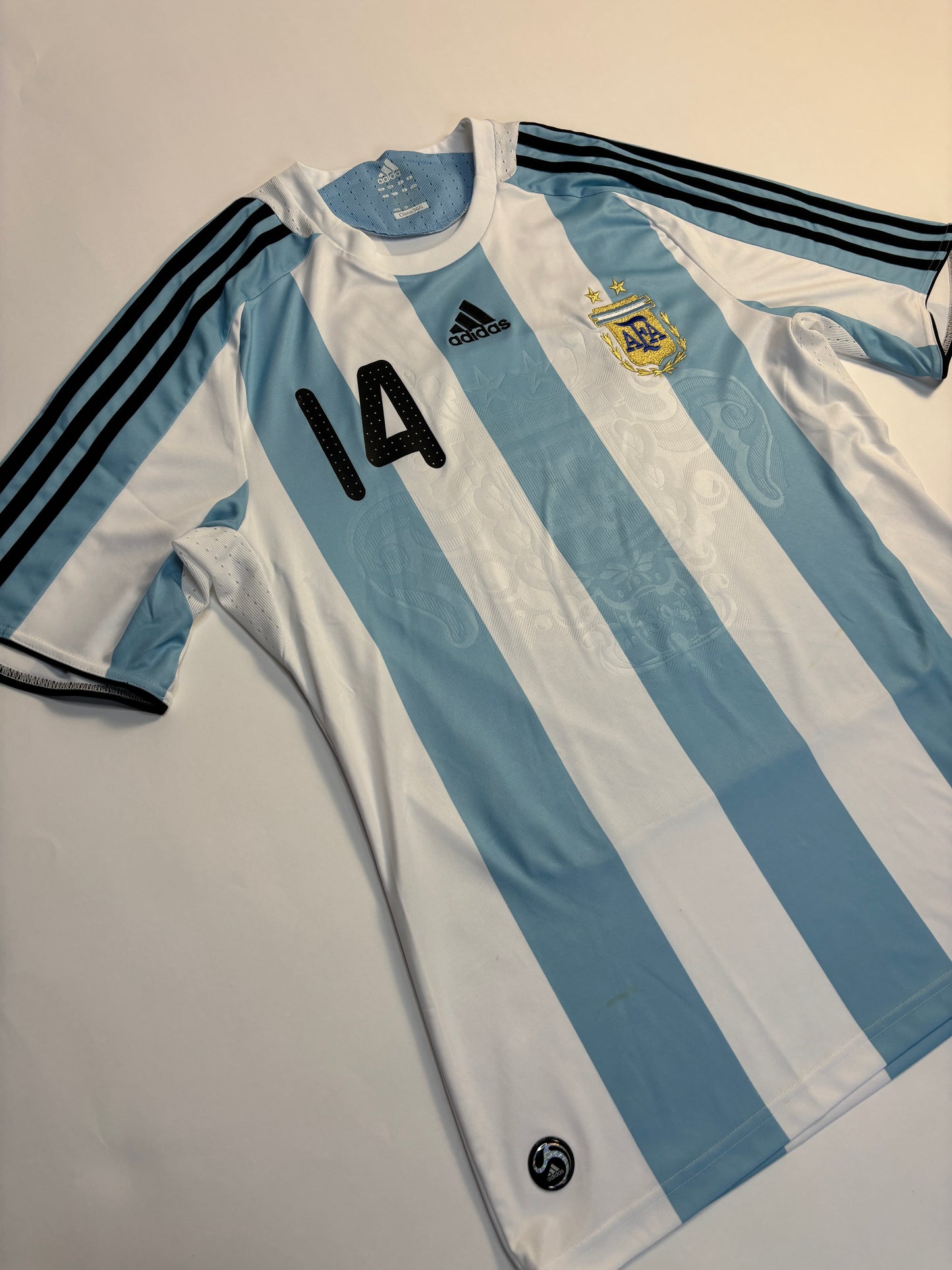 Argentina Home Shirt 2008/09 (L) Mascherano 14