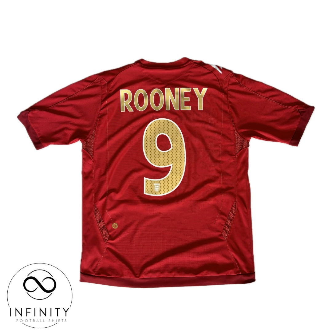 England Away Shirt 2006/08 (L) Rooney 9