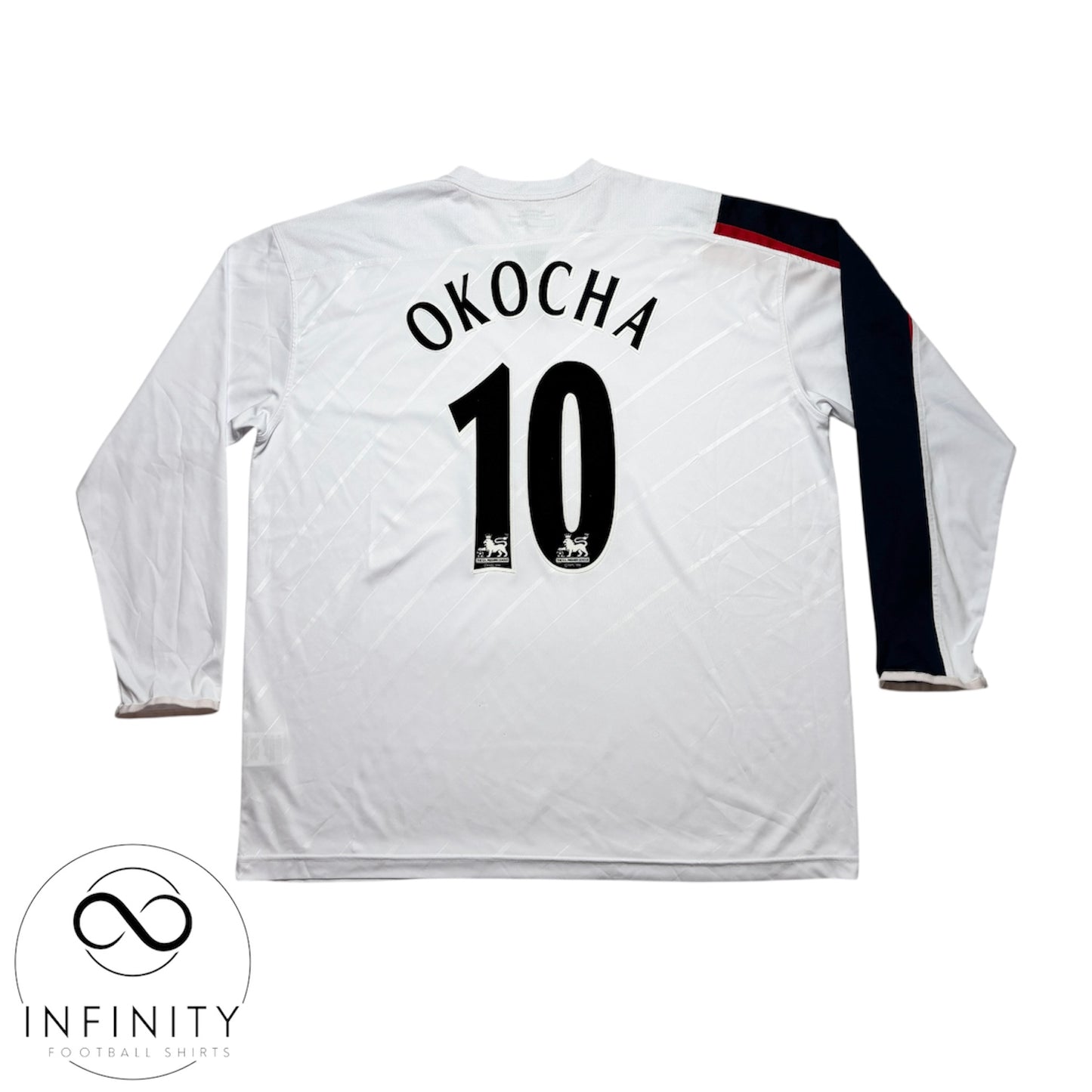 Bolton Wanderers Home Shirt 2005/06 LS (XXL) Okocha 10