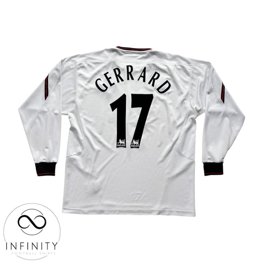 Liverpool Away Shirt LS 2003/04 (L) Gerrard 17
