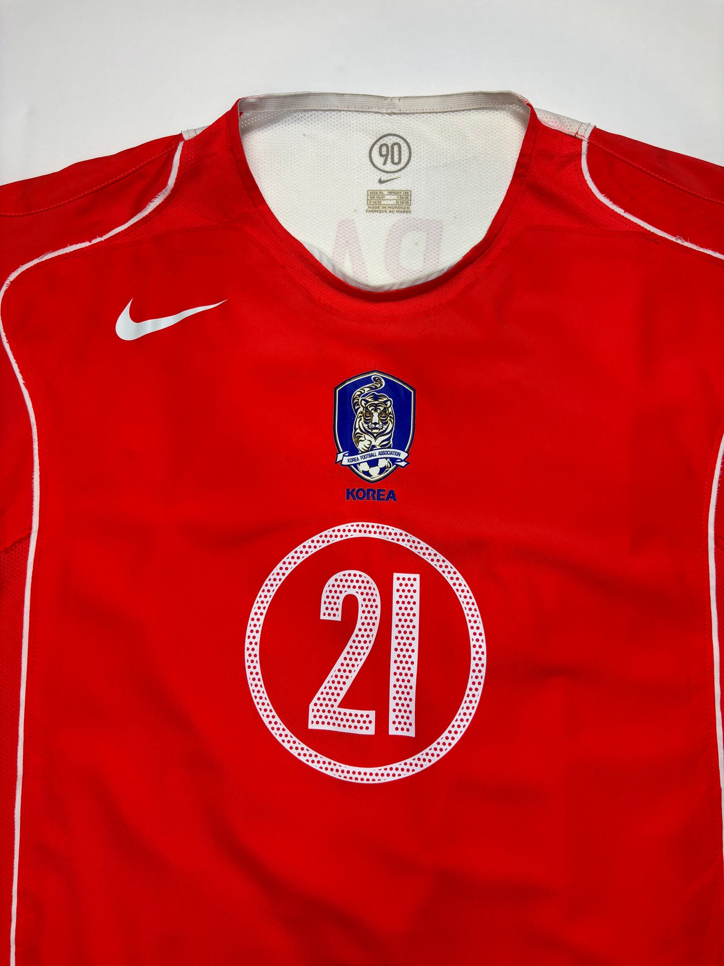 South Korea Home Shirt 2004/06 LS (XL) J.S.Park 21