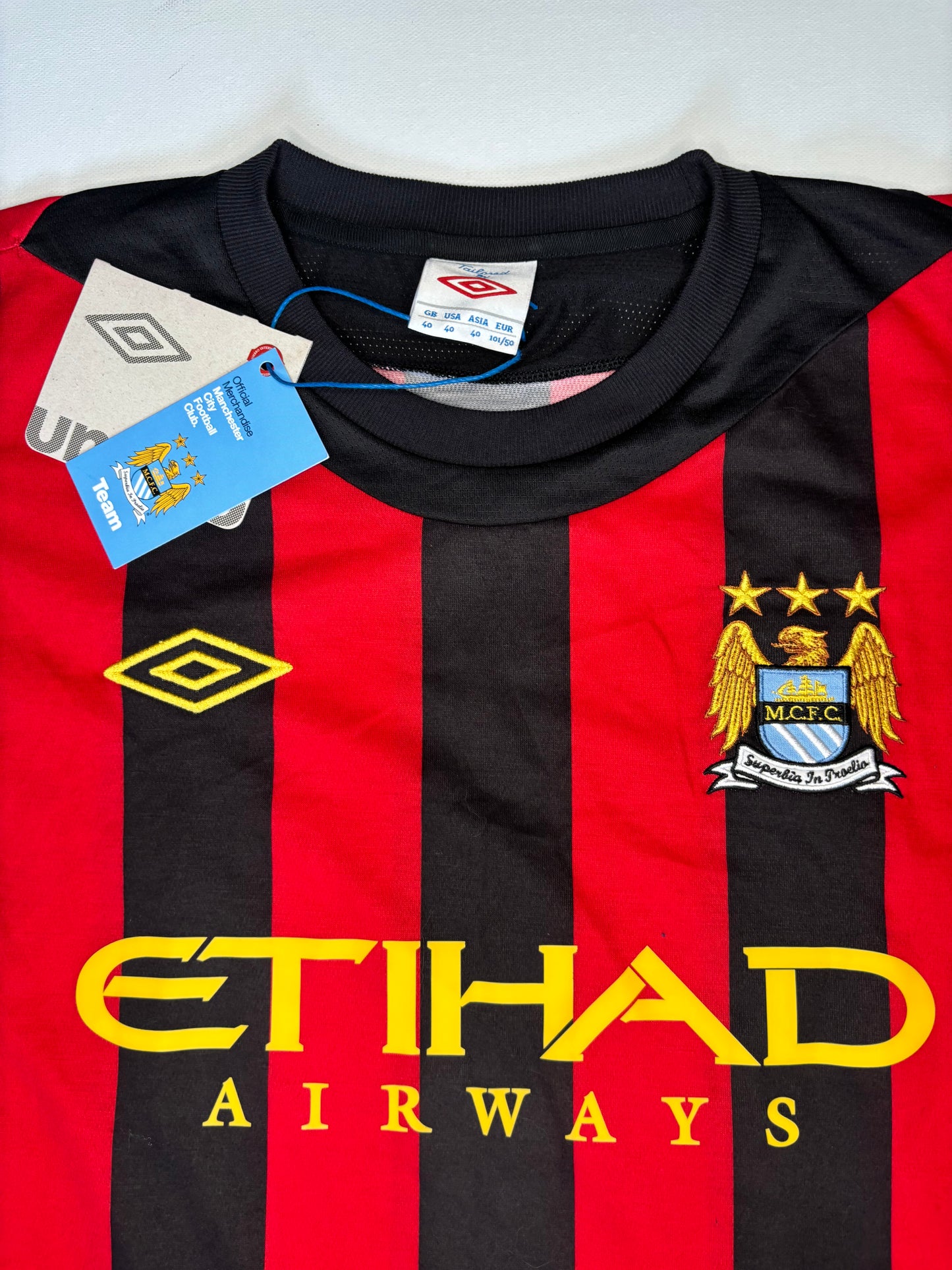 Manchester City Away Shirt 2011/12 (M) Kun Aguero 16 BNWT