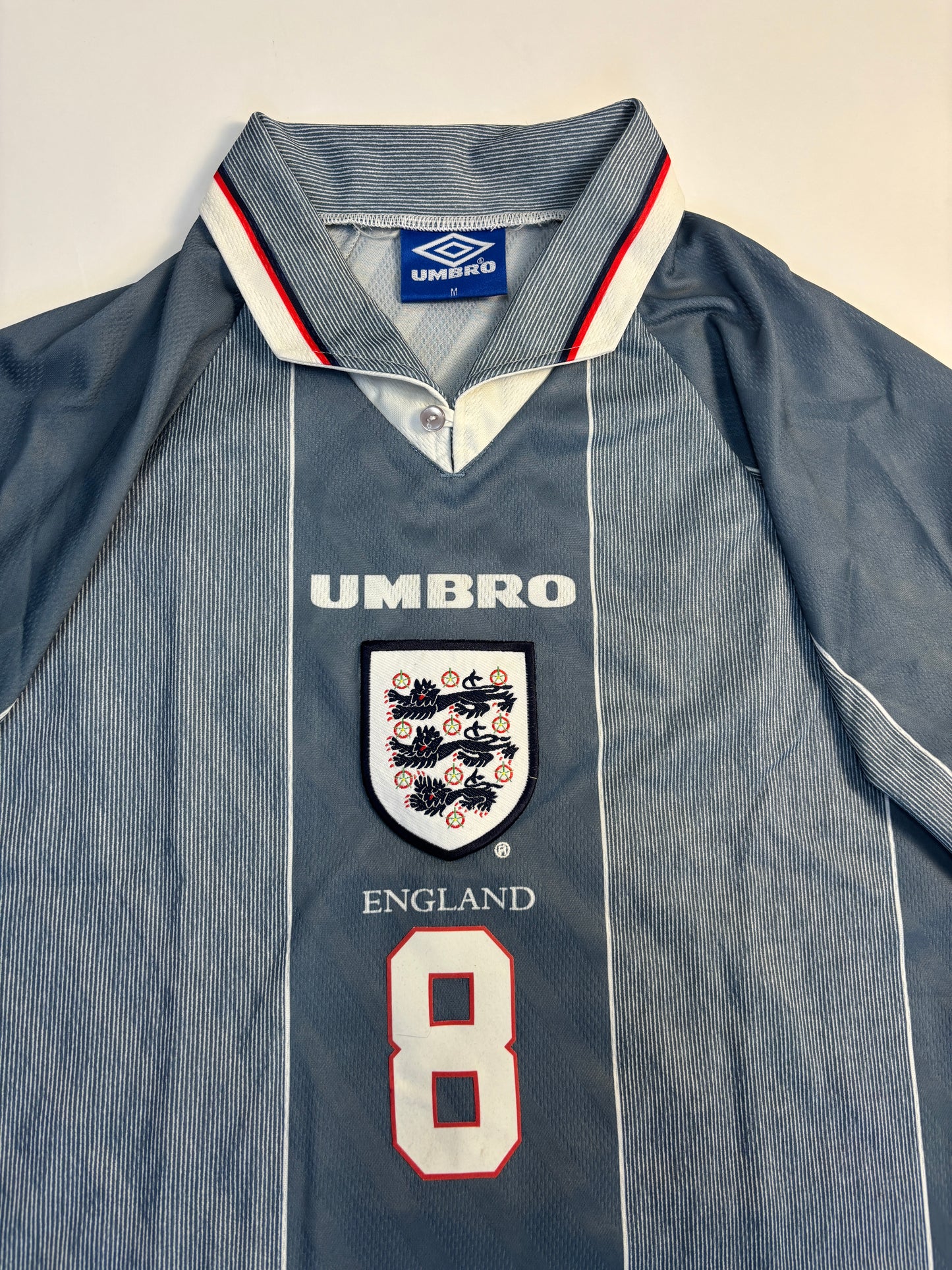 England Away Shirt 1996/97 (M) Gascoigne 8