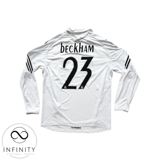 Real Madrid Home Shirt LS 2005/06 (L) Beckham 23