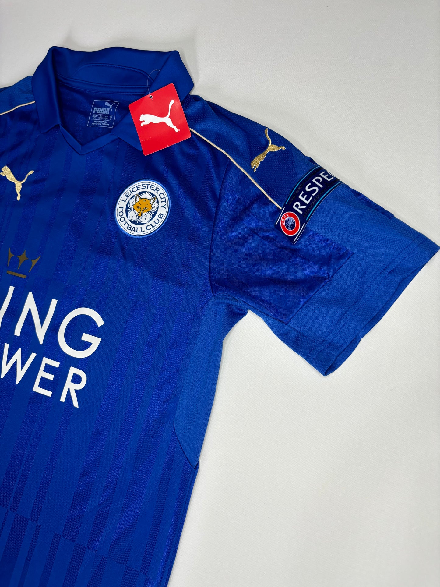 Leicester City Home Shirt 2016/17 (M) Vardy 9