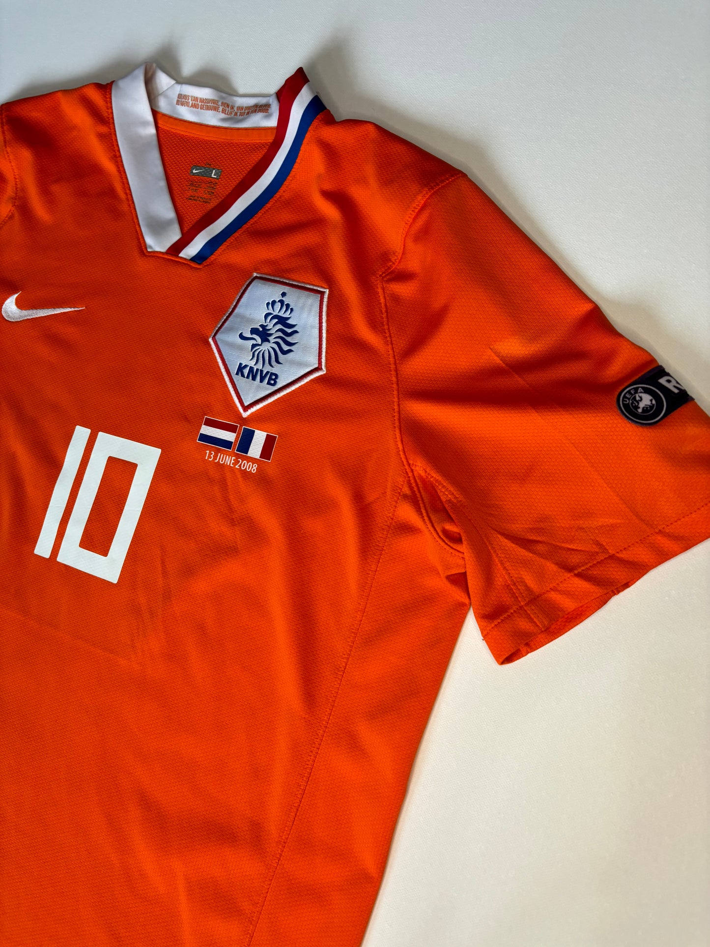 Netherlands Home Shirt 2008/10 (L) Sneijder 10