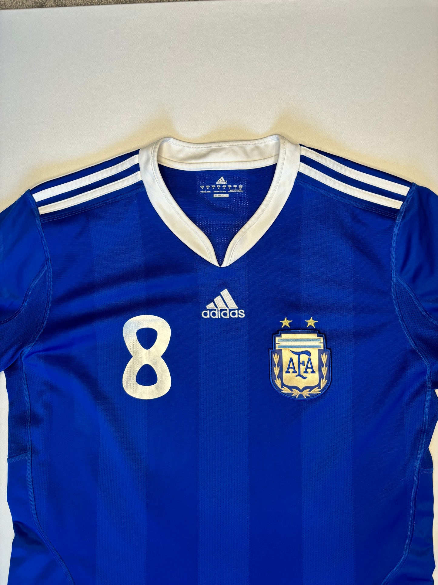 Argentina Away Shirt 2010/11 (M) Veron 8