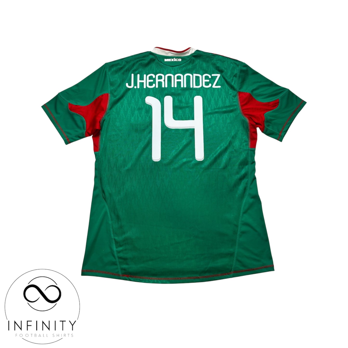 Mexico Home Shirt 2010/11 (XL) J.Hernandez 14