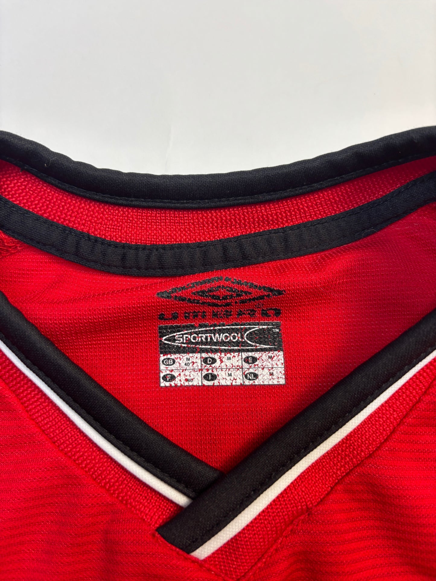 Manchester United Home Shirt 2000/02 (M) G.Neville 2