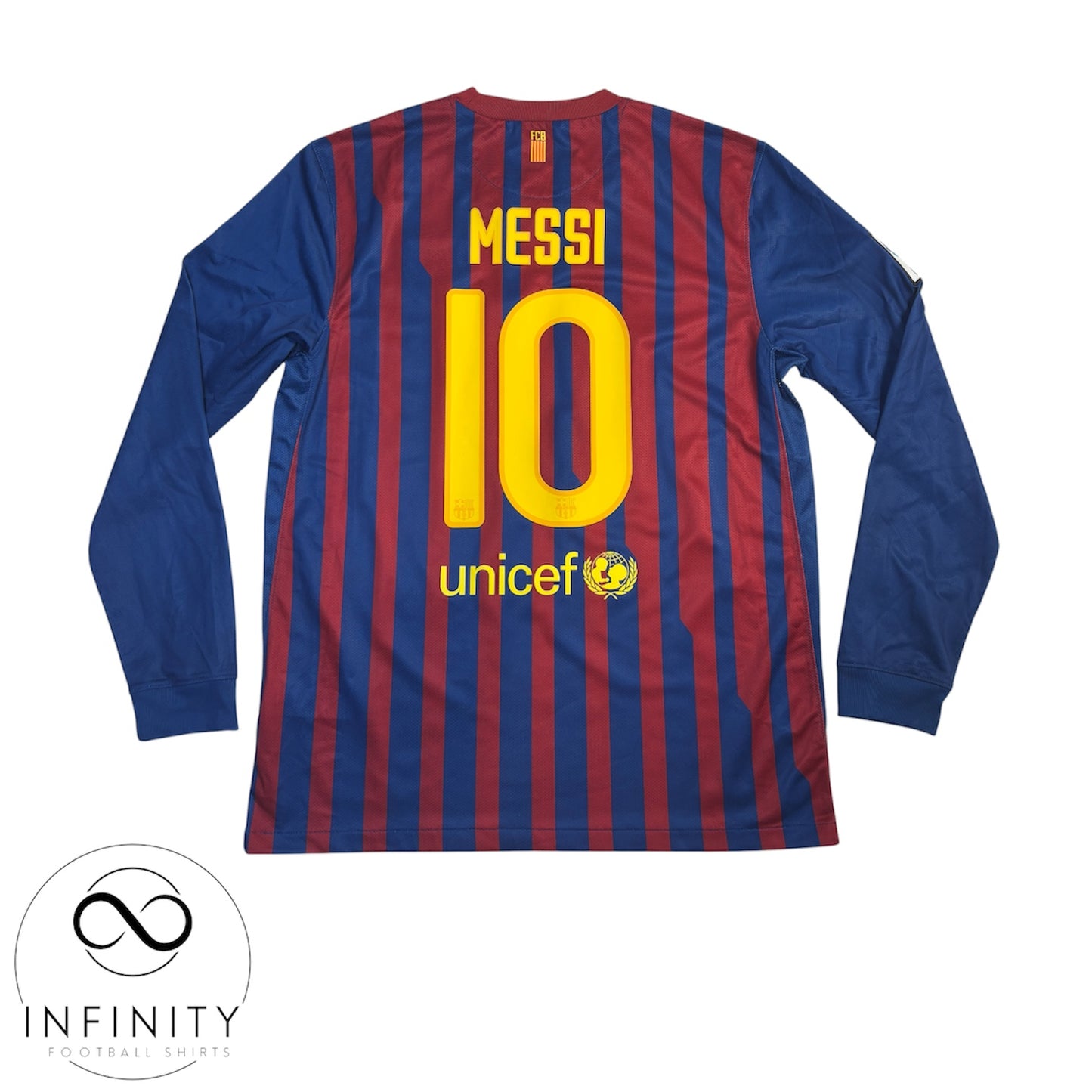 Barcelona Home Shirt 2011/12 LS (L) Messi 10