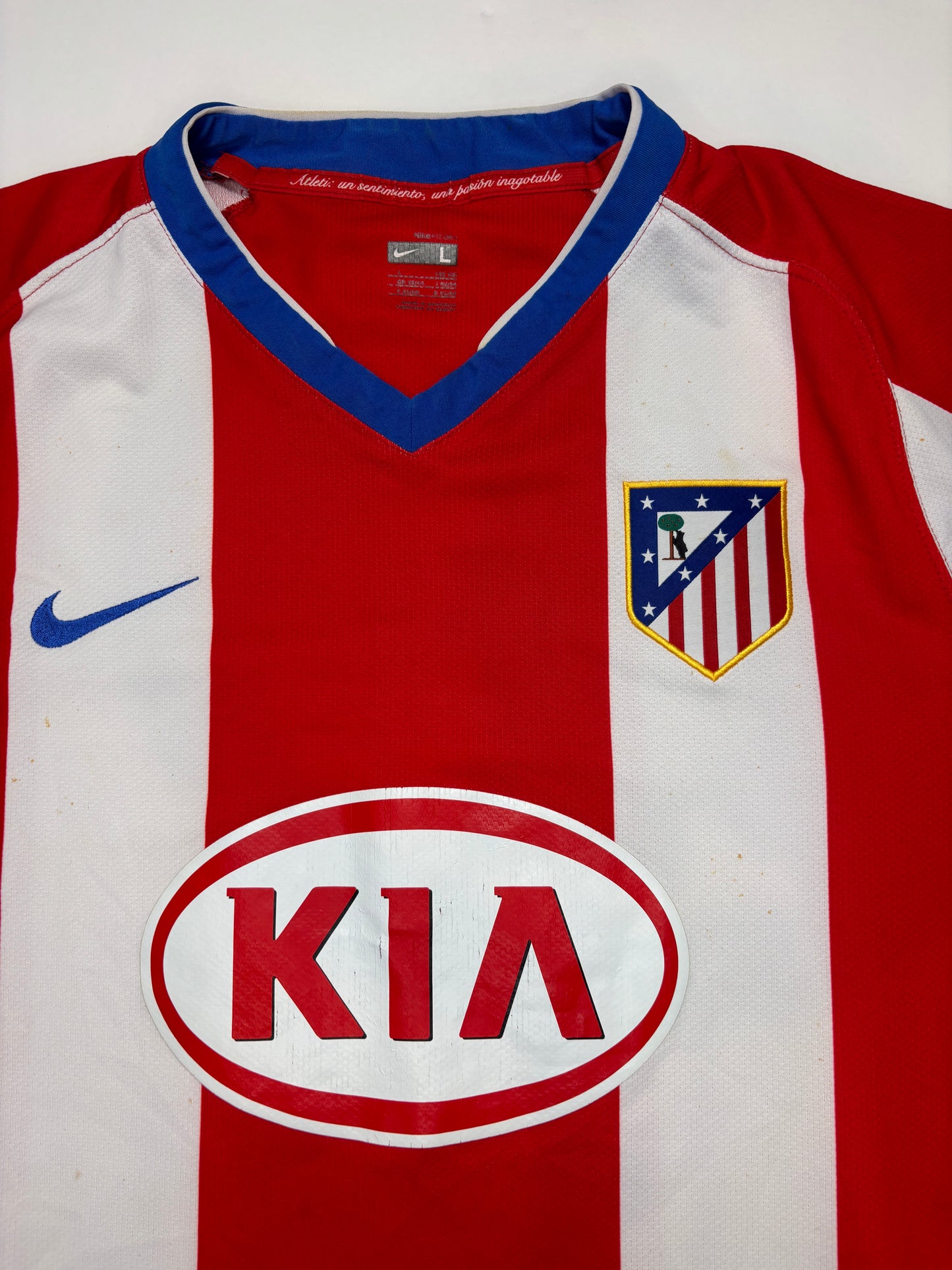 Atletico Madrid Home Shirt 2007/08 (L) Kun Aguero 10