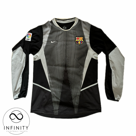 Barcelona Home Goalkeeper Shirt 2002/03 (M) Bonano 1