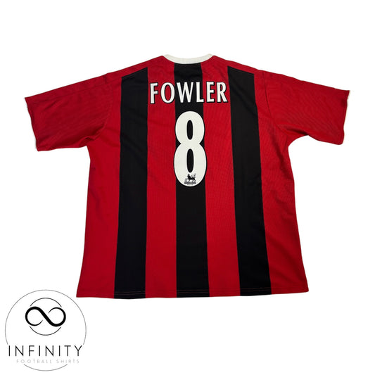 Manchester City Away Shirt 2003/04 (XL) Fowler 8