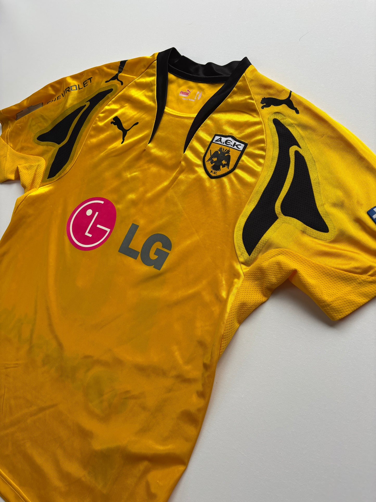 AEK Athens Home Shirt 2007/08 (M) Rivaldo 10