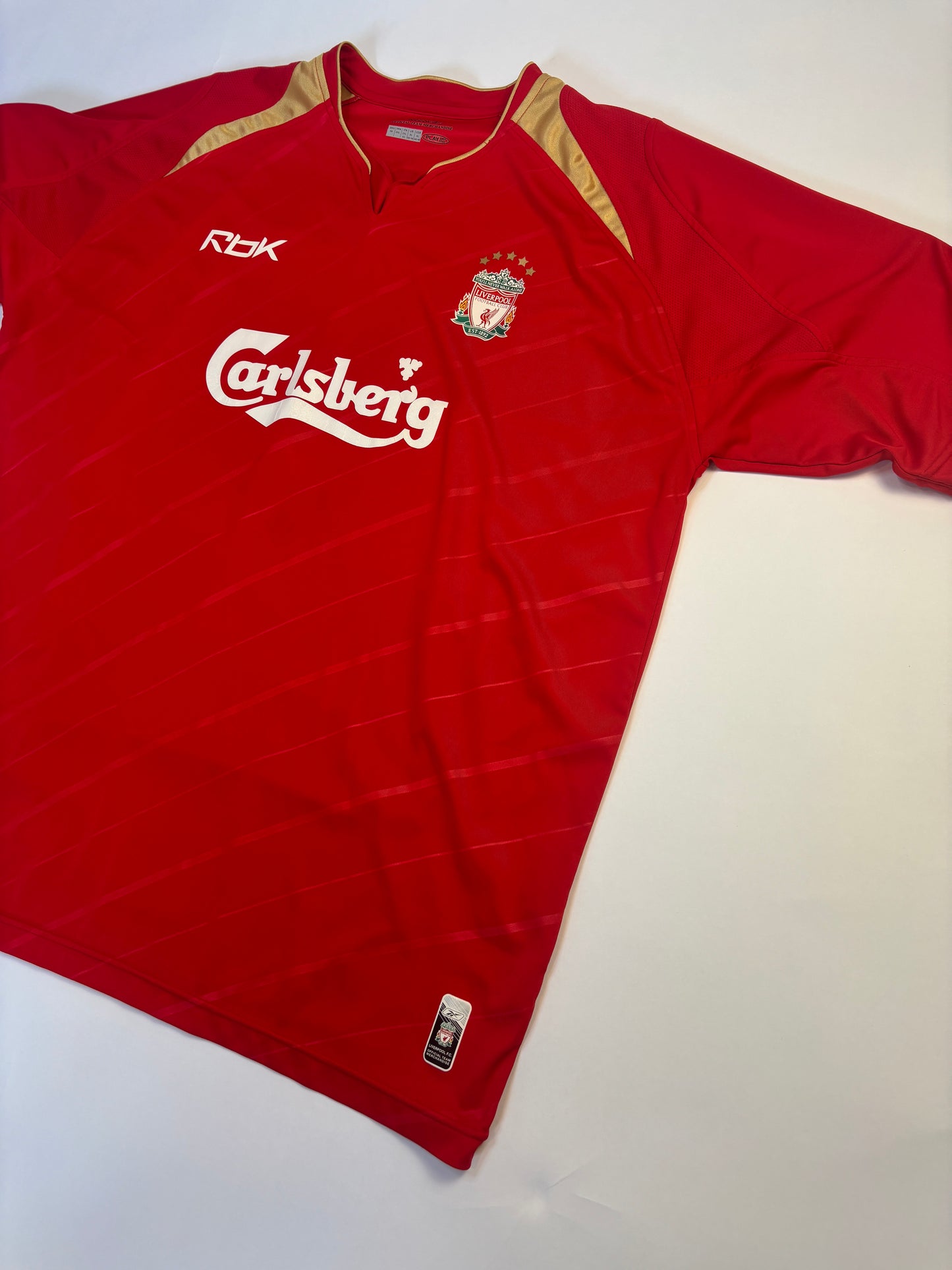 Liverpool Home European Shirt 2005/06 (XL) Gerrard 8