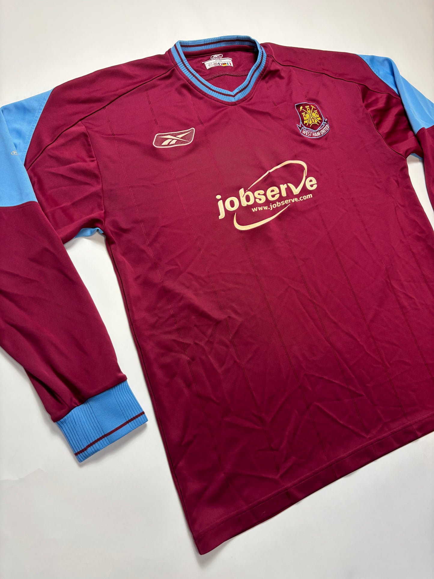 West Ham United Home Shirt LS 2001/03 (L) Carrick 6