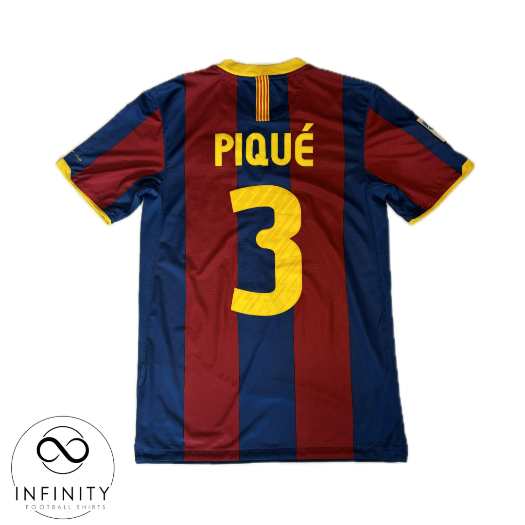 Barcelona Home Shirt 2010 11 S Pique 3 Infinity Football Shirts