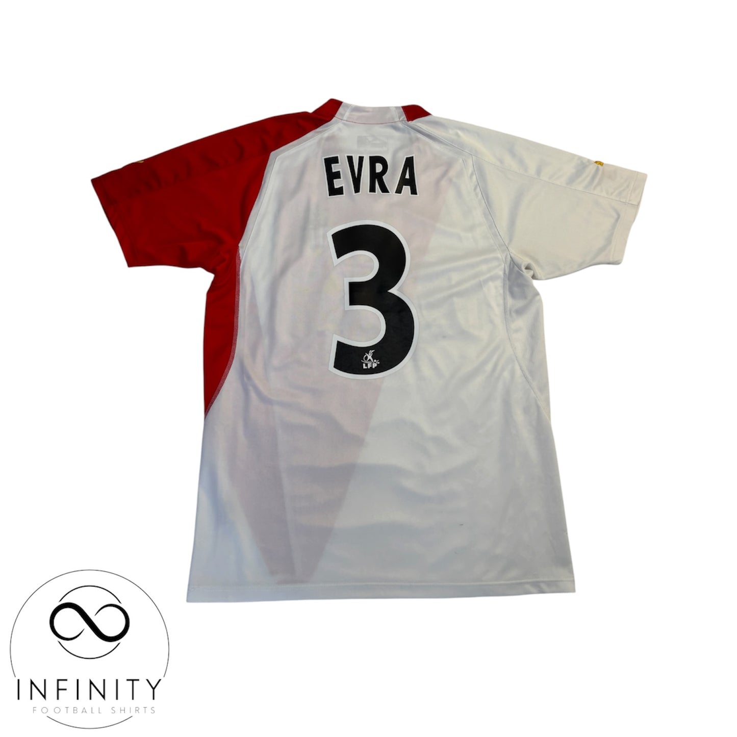 AS Monaco Home Shirt 2004/05 (M) Evra 3