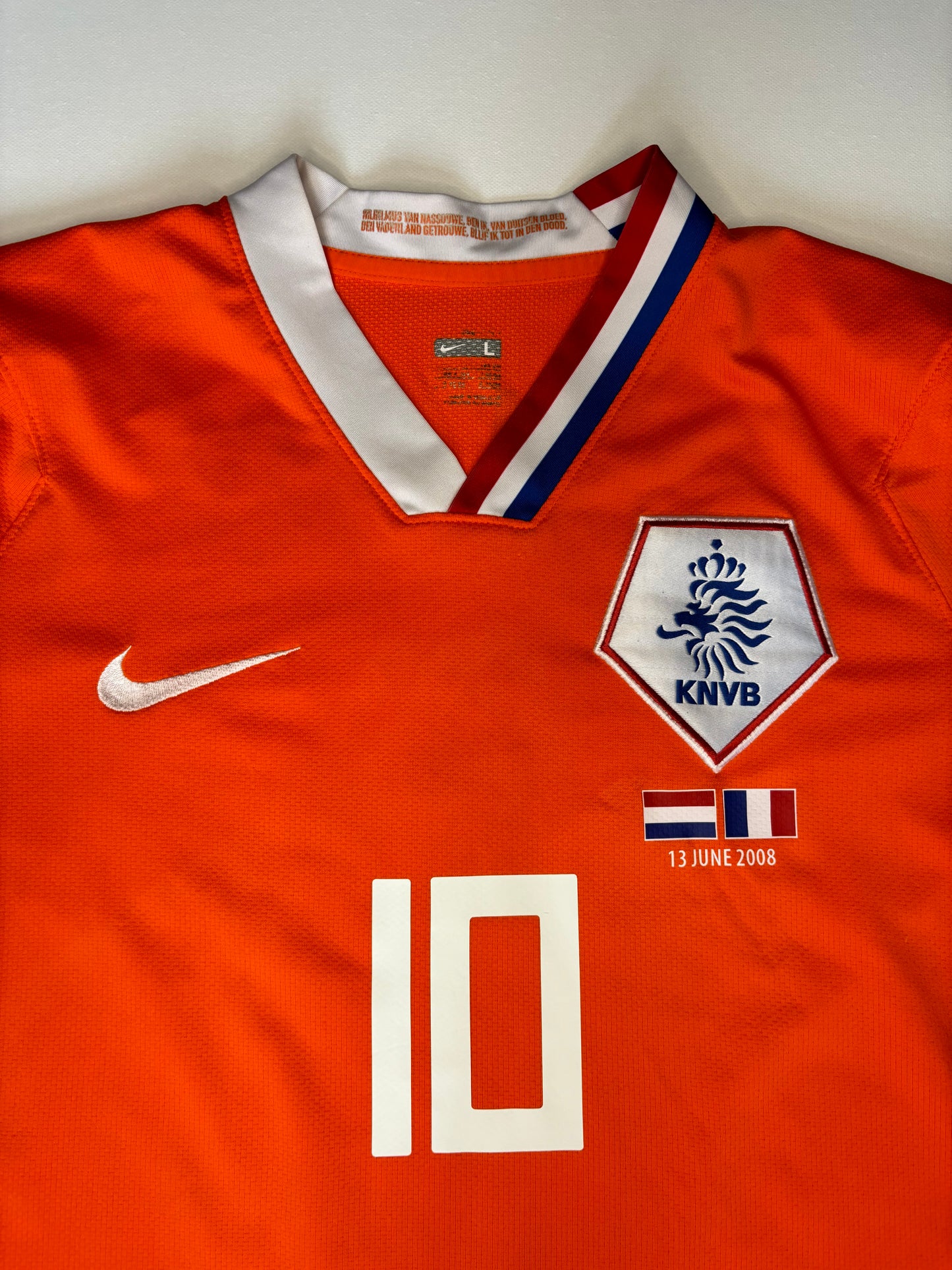 Netherlands Home Shirt 2008/10 (L) Sneijder 10