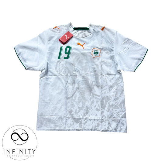 Ivory Coast Away Shirt 2006/07 (XL) Toure Yaya 19 BNWT