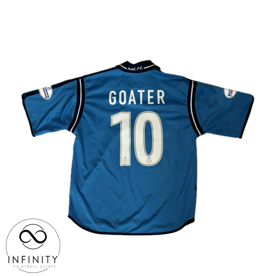 Manchester City Home Shirt 2001/02 (M) Goater 10