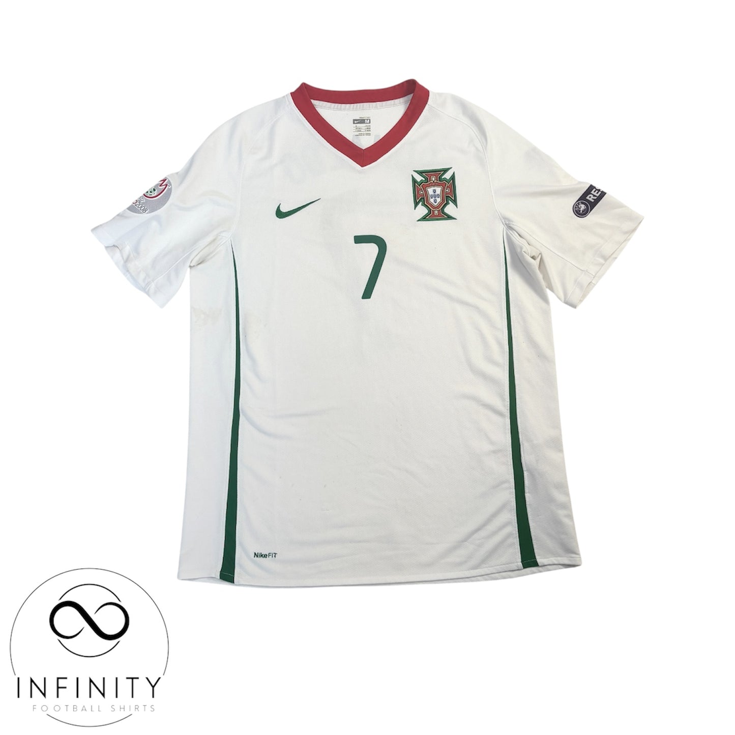 Portugal Away Shirt 2008/09 (M) Ronaldo 7