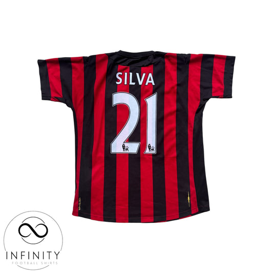 Manchester City Away Shirt 2011/12 (L) Silva 21